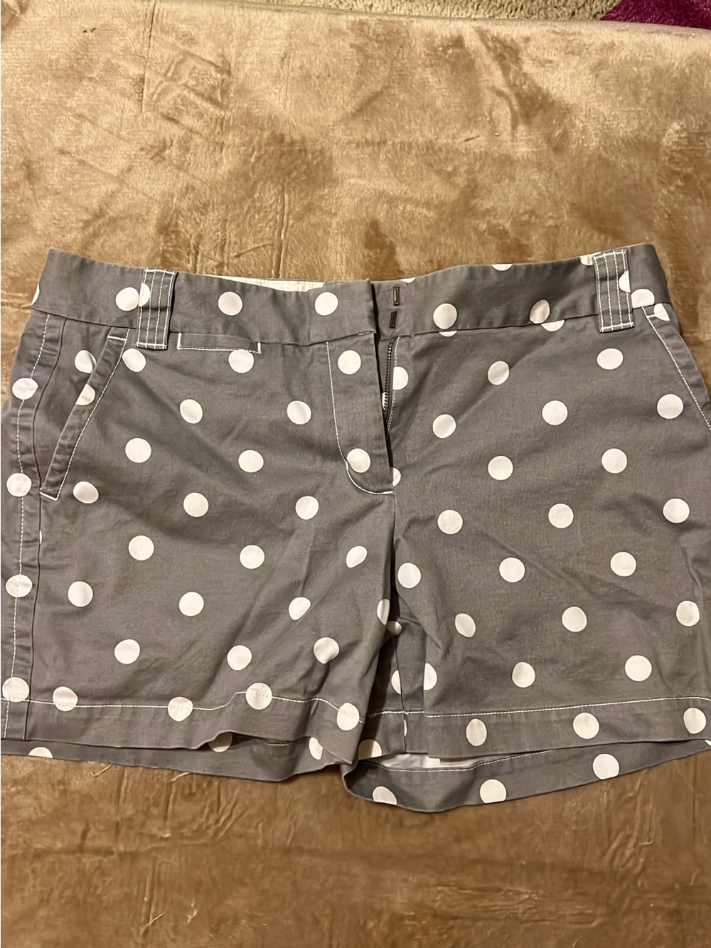 J.‎ Crew Gray Polka Dot Women's Shorts